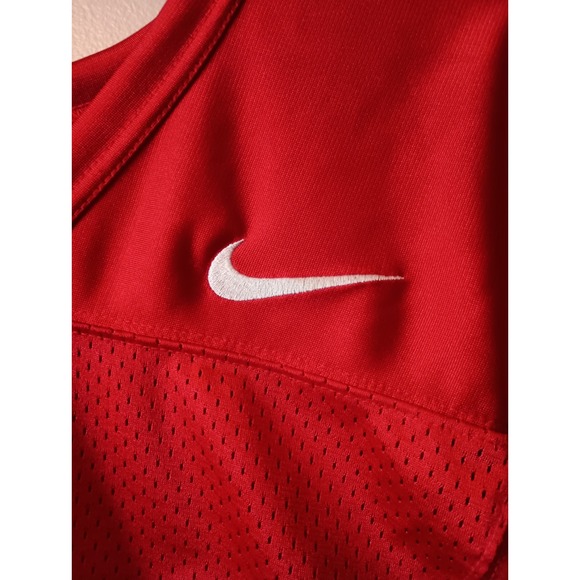 Nike Youth Sz L Football Red Practice Jersey NWT‎ Active Sports - Picture 3 of 6